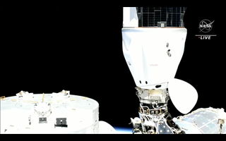 The SpaceX Crew-6 Dragon capsule Endeavour is seen here shortly after docking with the International Space Station on March 3, 2023.